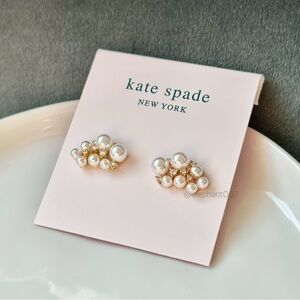 Kate Spade Gold and Pearl Stud Earrings